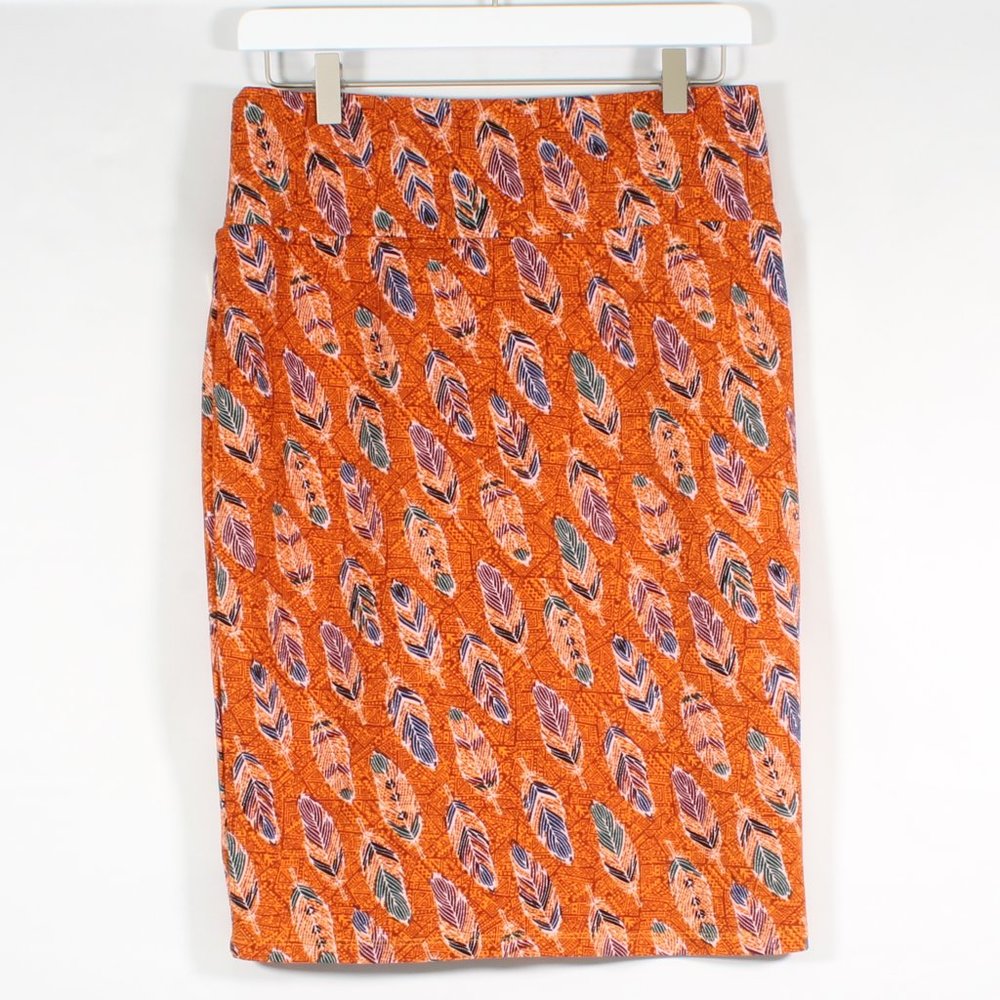 LulaRoe Feather Cassie Pencil Skirt Size Medium